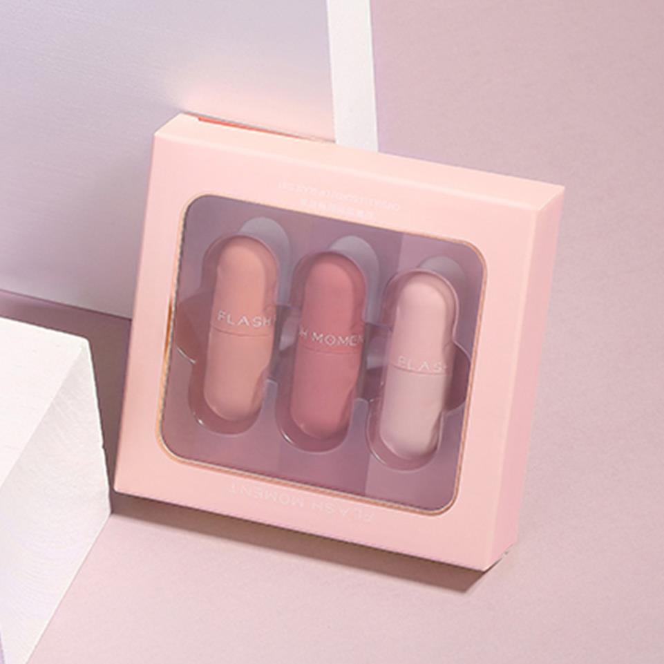 Bộ 3 son dưỡng ẩm lâu trôi hình viên nén mini hiệu FLASH MOMENT 3.5g | BigBuy360 - bigbuy360.vn