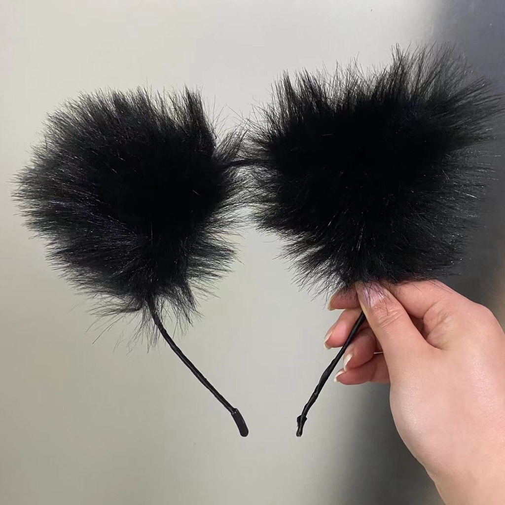 Bờm cài tóc tai mèo có chuông và nơ cực dễ thương phong cách Hàn Quốc -Băn đô hình tai mèo COSPLAY Hot Trent TIKTOK