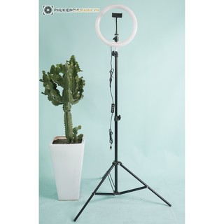 [Rẻ nhất shopee]  Đèn Livestream size 30cm, chân đèn 2m3 - Tặng gói tăng mắt livestream