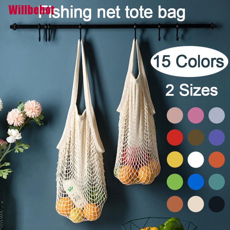 Túi Lưới Cotton Đựng Rau Củ Quả Có Thể Tái Sử Dụng