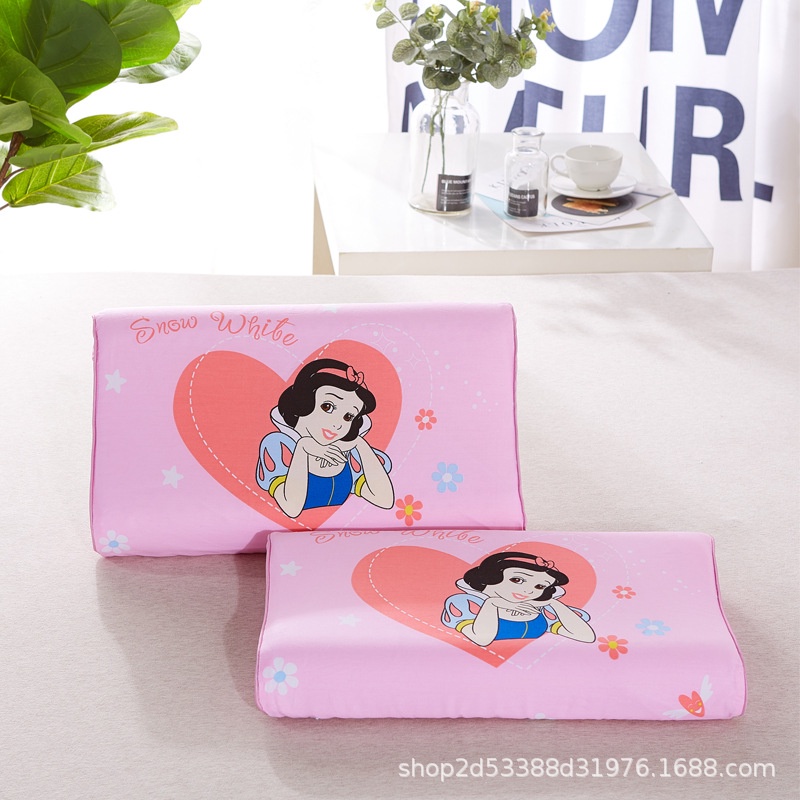 Gối cao su non cho bé, gối cao su nhỡ hỗ trợ cổ cho bé từ 3 tuổi