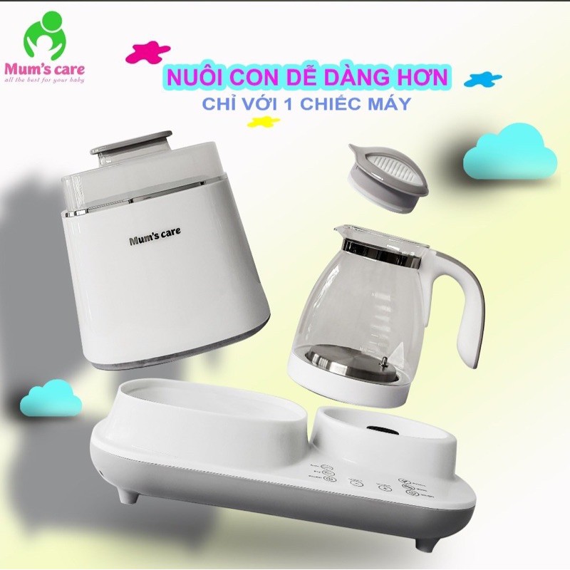 Máy Tiệt Trùng Sấy Khô - Đun Nước Siêu Tốc &amp; Hâm Nước Đa Năng Mum's Care MC-7902