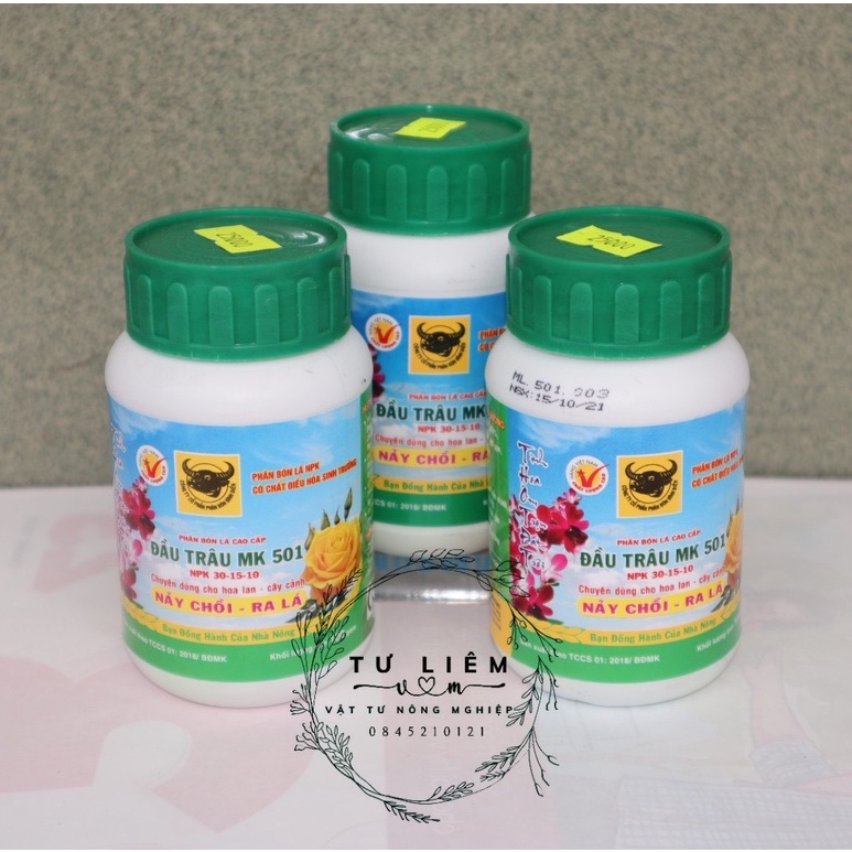 Phân Bón Lá Đầu Trâu MK 501 - Chuyên dùng cho Lan - Cây Cảnh
