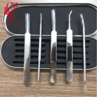 Bộ 5 cây nặn mụn lấy nhân mụn chuyên dụng trong spa