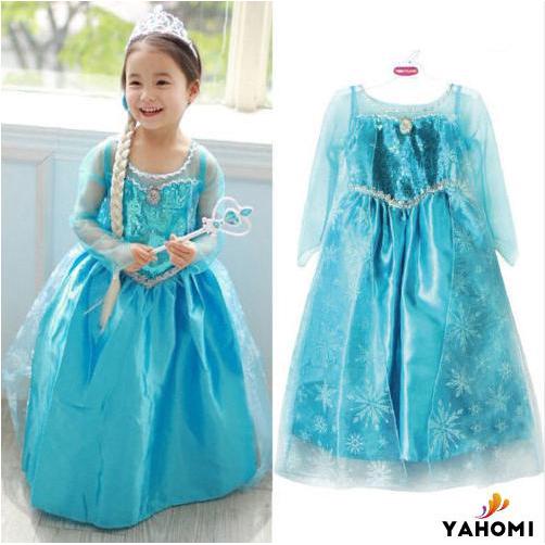 Đầm hóa trang công chúa cho bé gái 3-8 tuổi