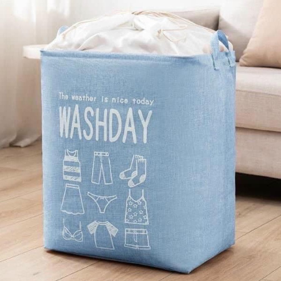 Hộp vải vuông đựng đồ, giỏ vuông chứa đồ quần áo đa năng