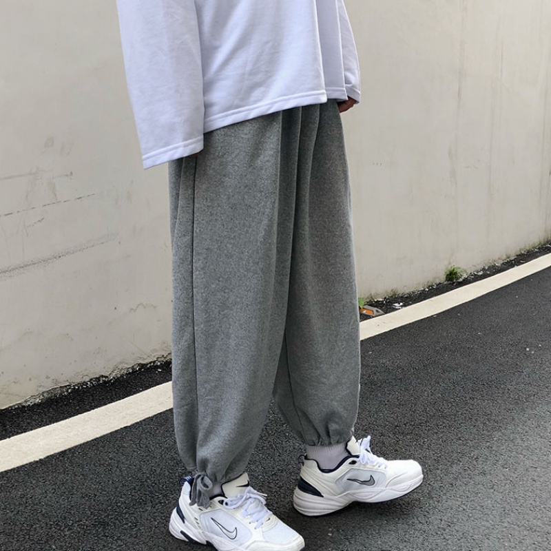 Quần Thể Thao Lưng Cao Ống Rộng Phong Cách Hàn Quốc | BigBuy360 - bigbuy360.vn