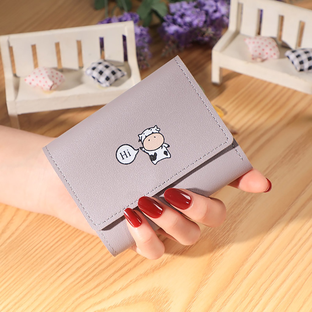 Ví nữ đẹp giá rẻ ngắn cầm tay mini nhỏ gọn dễ thương cute nhiều ngăn bỏ túi thời trang cao cấp VN33