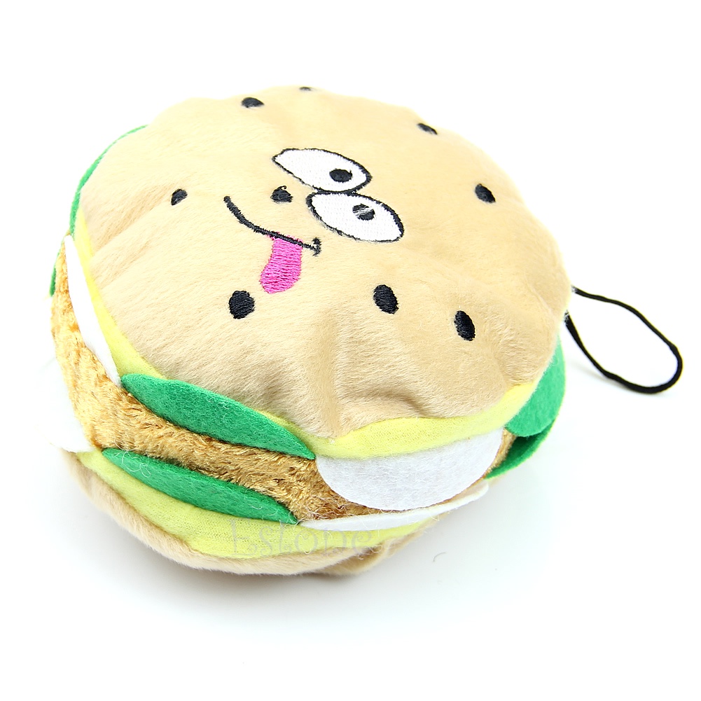 Đồ Chơi Nhai Gặm Hình Bánh Hamburger Cho Thú Cưng Cỡ Nhỏ / Vừa / Nhỏ