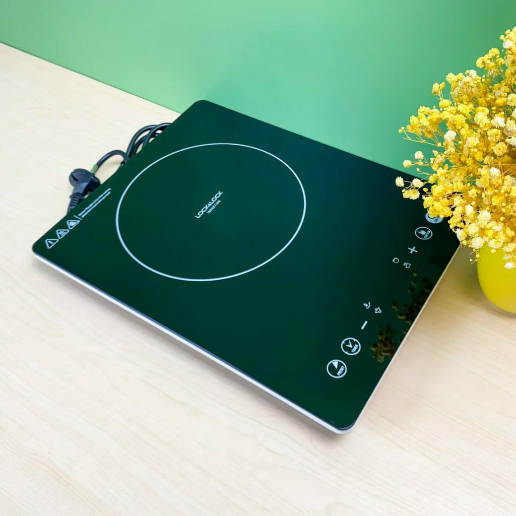 Bếp điện từ LocknLock EJI331 220-240V, 50/60Hz, 2000W – Hàng Chính Hãng