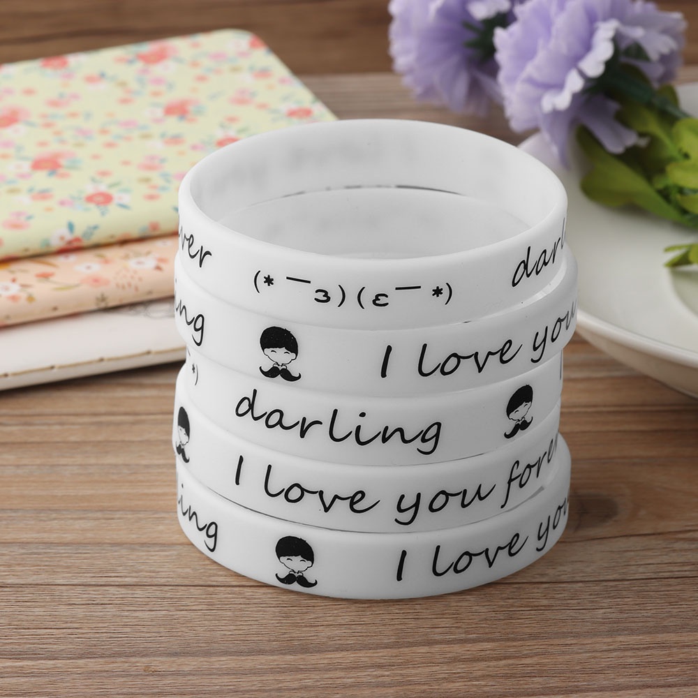 Set 1/5/10 Vòng Tay Silicon Phát Sáng Trong Bóng Tối Thời Trang Cho Nam Và Nữ