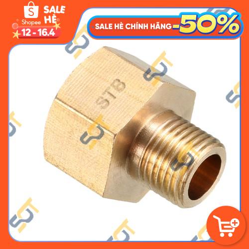 [KHỚP NỐI REN] Lơ thu ren trong ren ngoài dân dụng BSP lệch - Bằng đồng (Brass Adaptor female to male) Sơ mi cả rá ngược