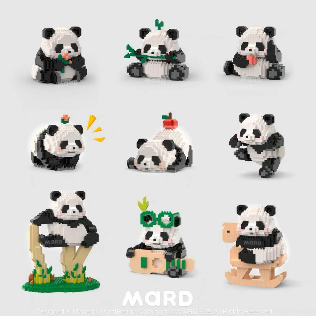 BỘ XẾP HÌNH LEGO GẤU TRÚC PANDA CHÍNH HÃNG MARD