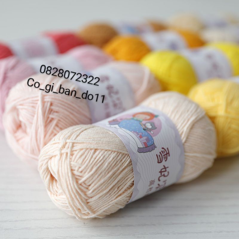 Len Baby Yarn Loại 1 Mã Màu 21-40.