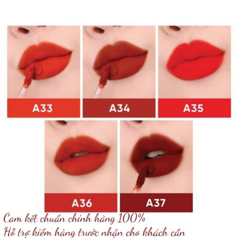 Son blackrouge, son black rouge ver 7 chính hãng a37 a34 a36 đỏ nâu đỏ đất Cosmetic999