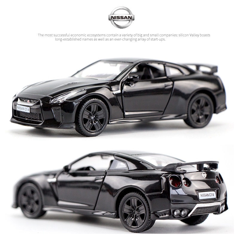 Mô Hình Xe Hơi Thể Thao Nissan GTR R35 Tỉ Lệ 1: 36