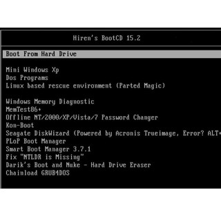 32GB USB Hiren 15.2