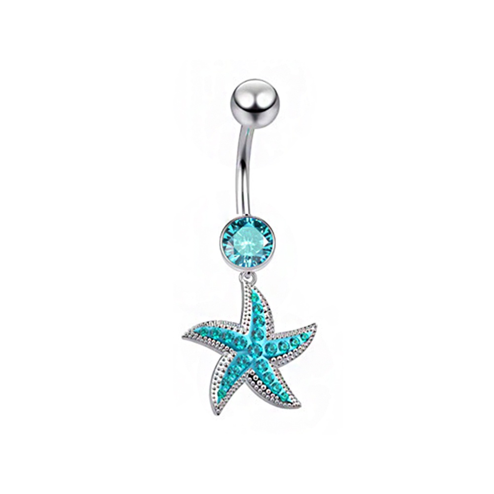 Khuyên Rốn Hình Bươm Bướm Bằng Thép Không Gỉ Quyến Rũ Thời Trang