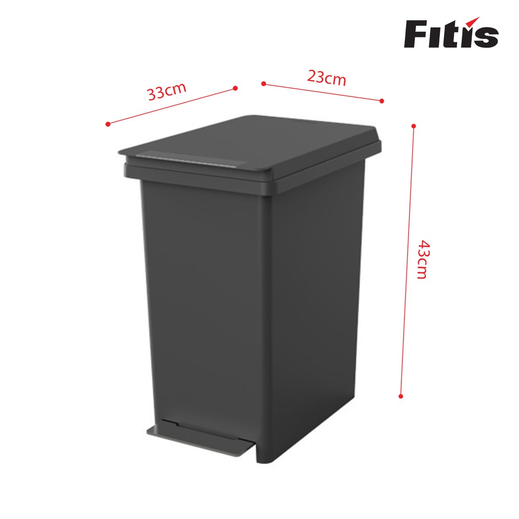 Thùng rác Fitis nhựa - Dòng Compact - PPL1 (20L)