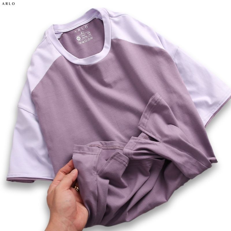 Áo Thun Unisex Raglan Tee EDNA Chất Liệu 100% Cotton Màu Rêu - ARLO