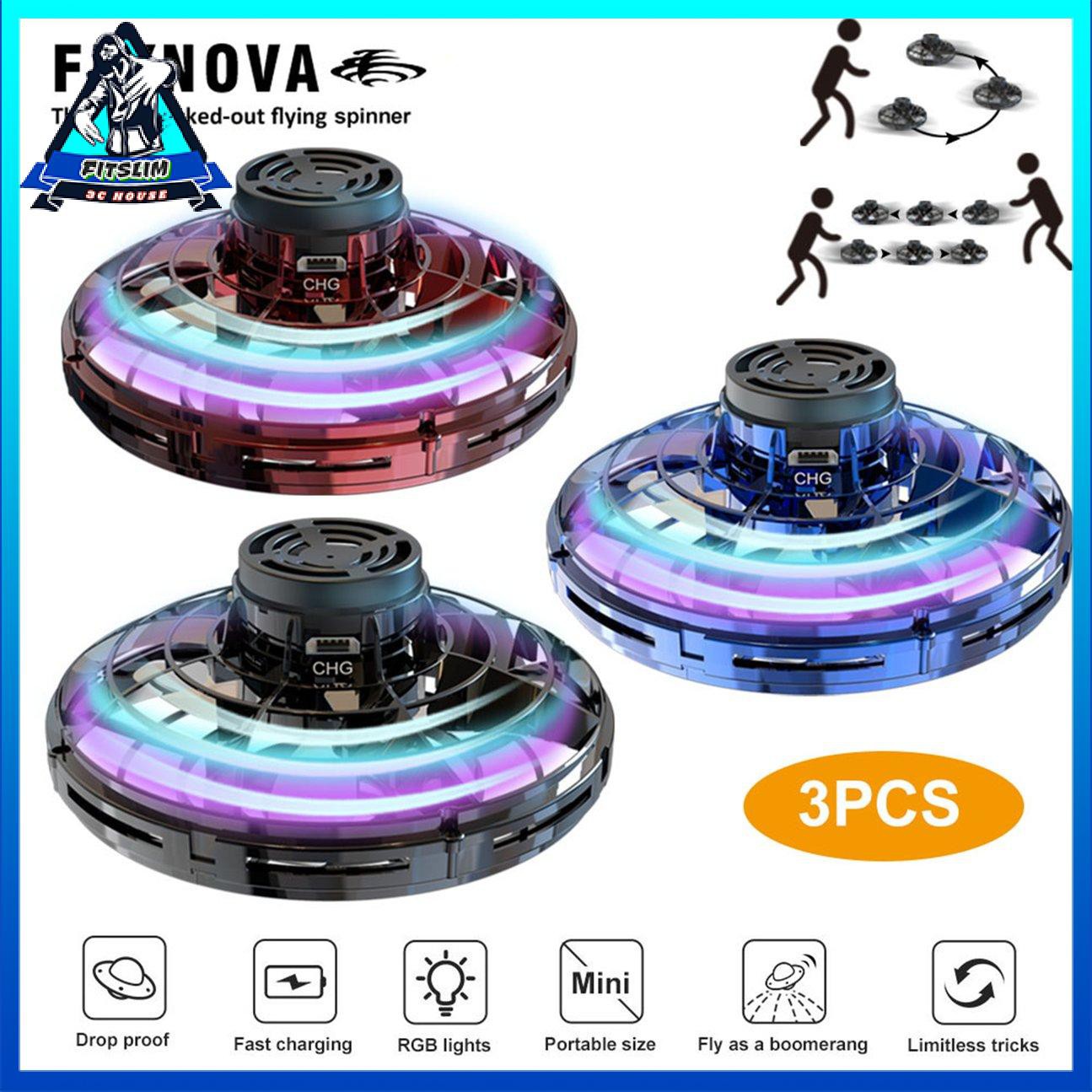 Con Quay Đồ Chơi Fidget Spinner Led Flynova Fxq-01