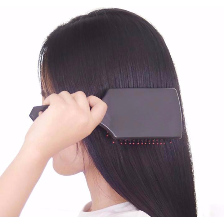 Lược chải tóc gỡ rối tạo kiểu massage không đau chống rụng mát xa gội da đầu kích thích mọc tóc nhựa to răng thưa mềm