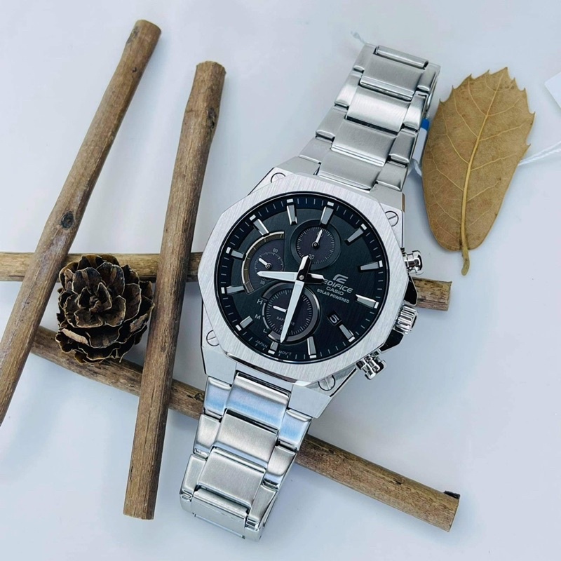 Đồng hồ nam chính hãng casio EDIFICE EFS-S570D pin năng lượng ánh sáng