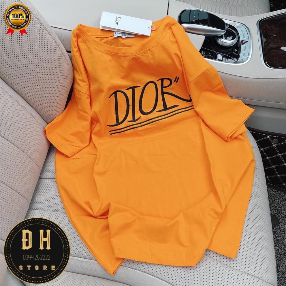 Áo Phông Áo Thun Nam Nữ Thêu Chữ, Fom Rộng Giấu Quần Hàng Quảng Châu Cao Cấp . | BigBuy360 - bigbuy360.vn