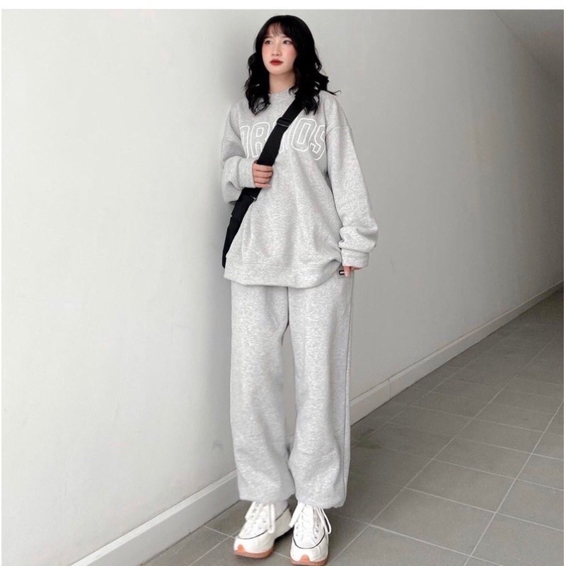 Set nỉ tăm COSMOS dài tay dáng rộng ( hàng sẵn ) | BigBuy360 - bigbuy360.vn