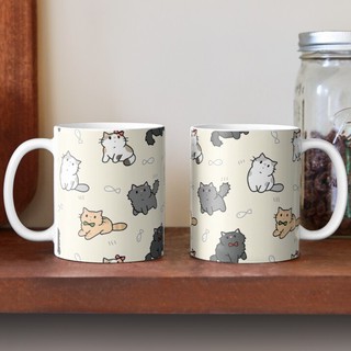 Cốc sứ mèo con ly cốc cá nhân quà tặng độc đáo