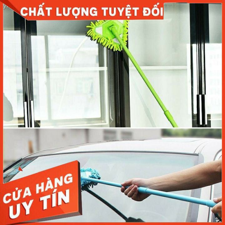 Chổi Lau Hình Tam Giác Đa Năng Tiện Dụng Có Thể Lau Mọi Ngóc Ngách Trong Nhà