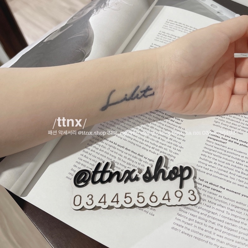 HÌNH XĂM DÁN TẠM THỜI 15 NGÀY INKAHOLIC (GIỐNG HỆT XĂM THẬT) FREESHIP