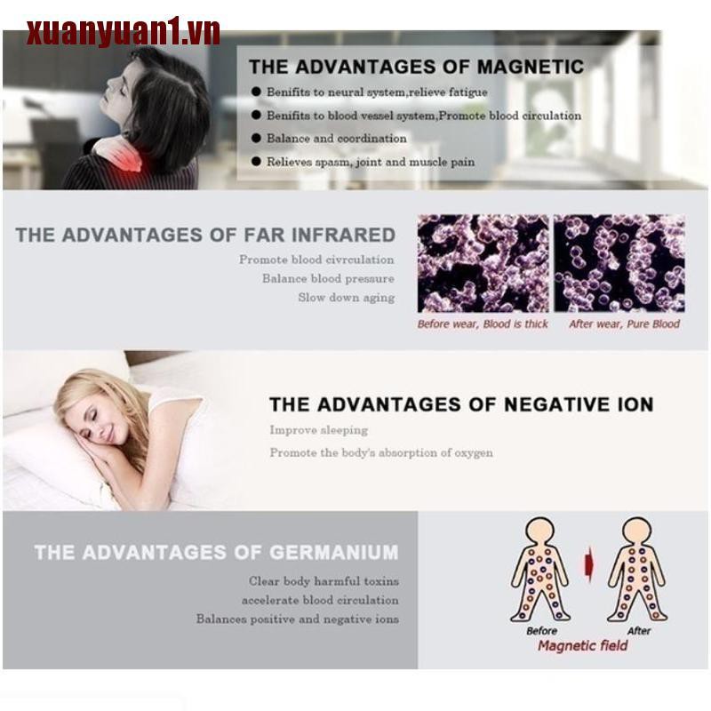 [XUANYUAN1] Vòng Tay Nam Châm Chăm Sóc Sức Khỏe Cho Nam