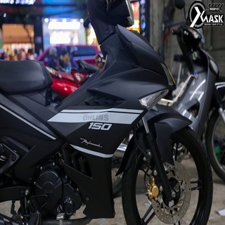 Tem Exciter 150 Mẫu Ohlins Đen Nhám