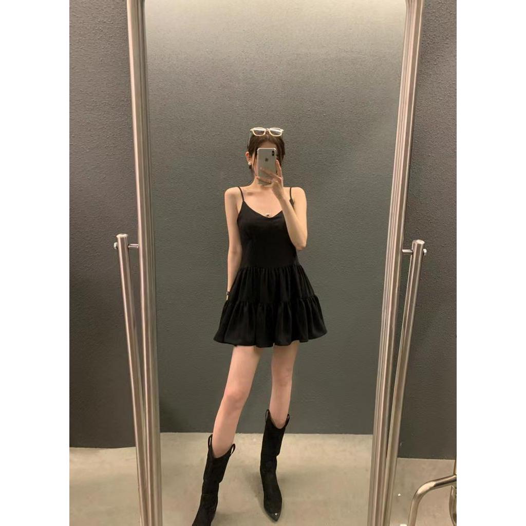 Đầm Dây Cổ V Thời Trang Mùa Hè Pháp Thanh Lịch 62753