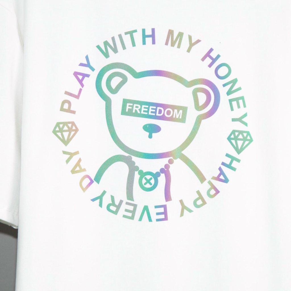 Áo thun phản quang Freedom 7 màu nam nữ Unisex vải cotton xịn dày co dãn hàng cao cấp PQ27