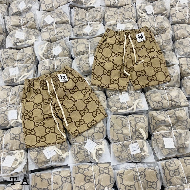 Quần short Kaki GC siêu nét - Quần gió thô nam chất siêu dầy dặn