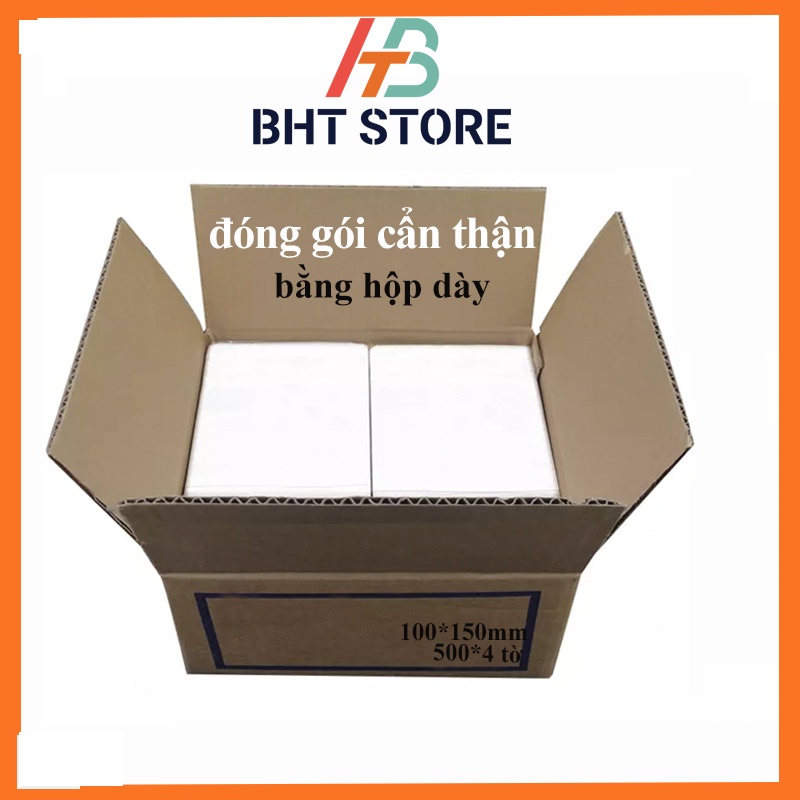 Giấy in nhiệt dạng tệp khổ 100X150, giấy in đơn hàng TMDT