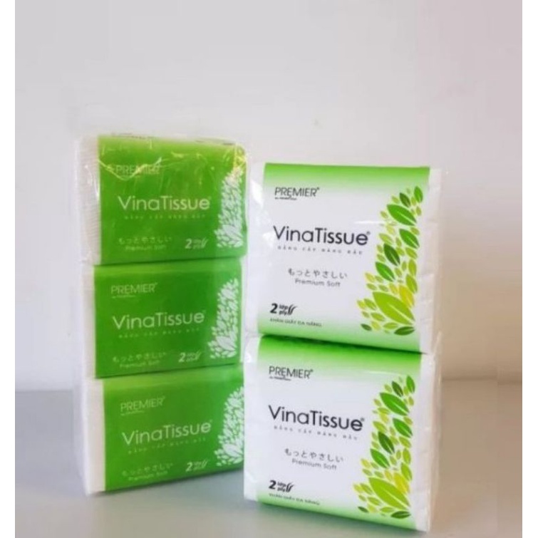 Khăn giấy lụa Vina tissue 200 tờ, Như Ý bách hoá