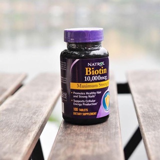 Viên uống Natrol Biotin 10000mcg