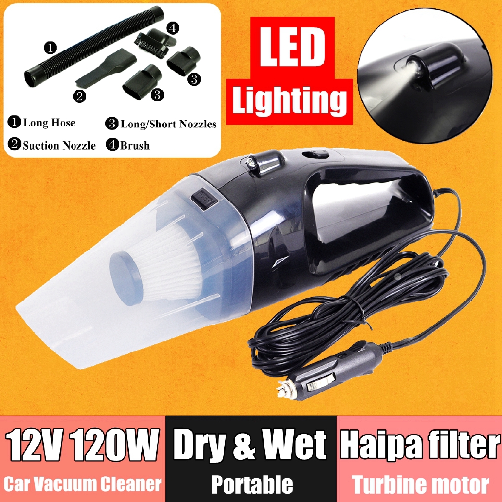 Máy hút bụi cầm tay 12V 120W cho xe ô tô