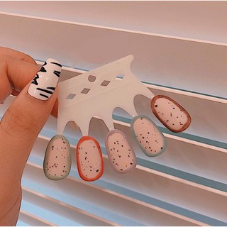 Móng úp hoạ tiết trứng cút nhiều màu  - A179