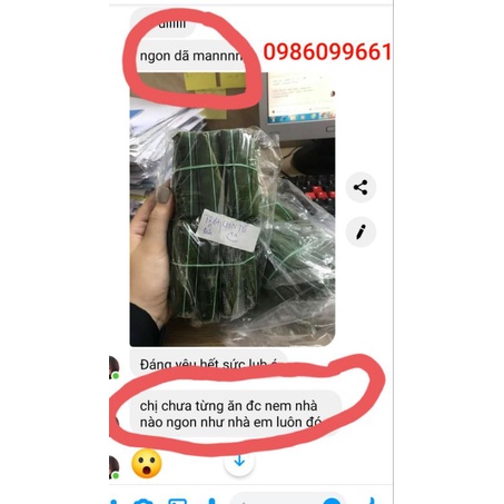 1 chục nem chua Thanh Hóa siêu thơm ngon