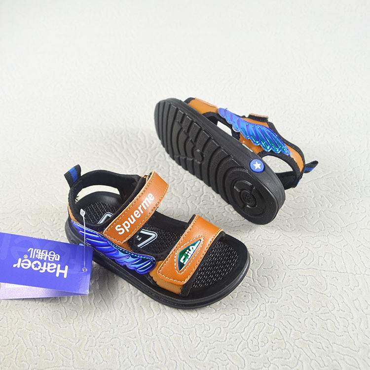 sandal bé trai size 21-25  da vi sợi phong cách