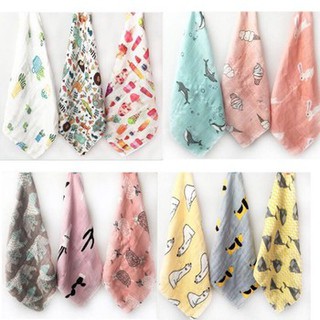 KHĂN ĐA NĂNG MUSLIN SET 3 SỢI TRE