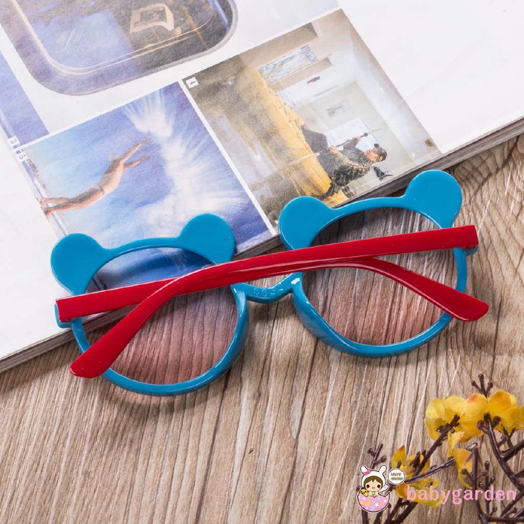 Kính Mát Hình Gấu Chống Tia UV Dễ Thương Dành Cho Bé