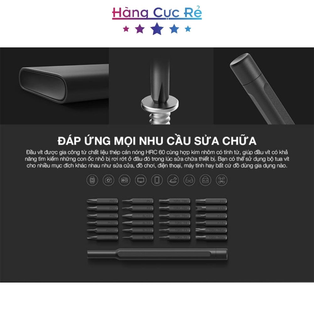 Bộ tua vít đa năng 25 món Precision bỏ túi, sửa chữa mở điện thoại, laptop - Shop Hàng Cực Rẻ