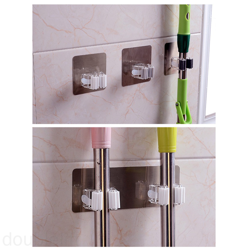 Giá treo cây lau nhà gắn tường tiện dụng