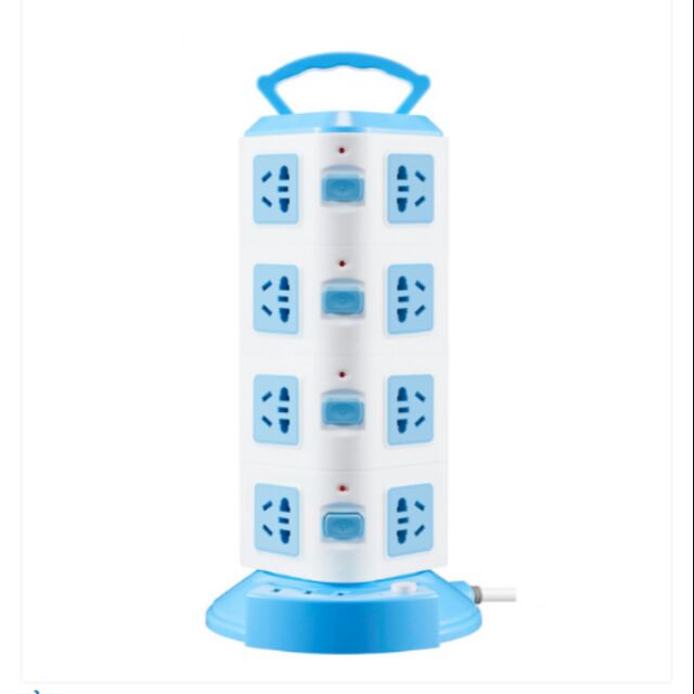 Ổ Cắm Điện 4 Tầng Đa Năng Chính Hãng Tích Hợp 3 Cổng USB.