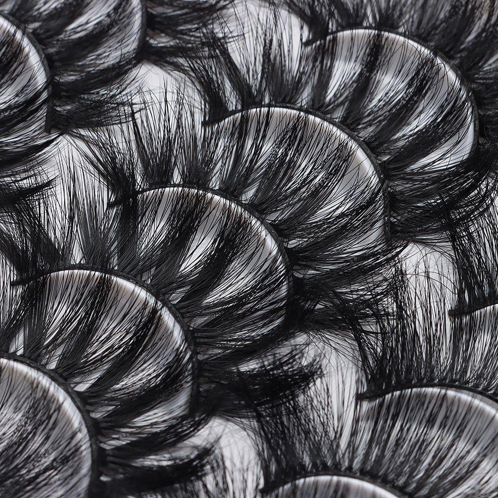 Set 20 Cặp Lông Mi Giả SKONHED Trang Điểm Tự Nhiên Cho Nữ